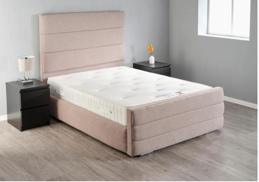 Modern Horizontal Panel Bed