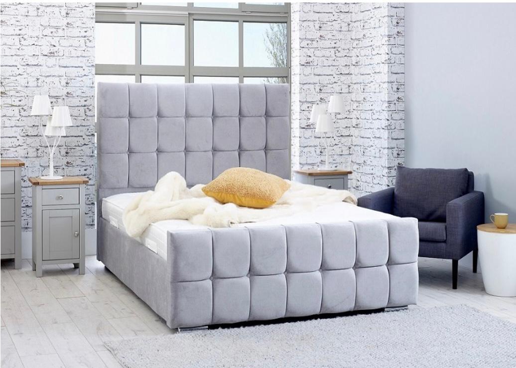 Luxury Cube Panel Bed