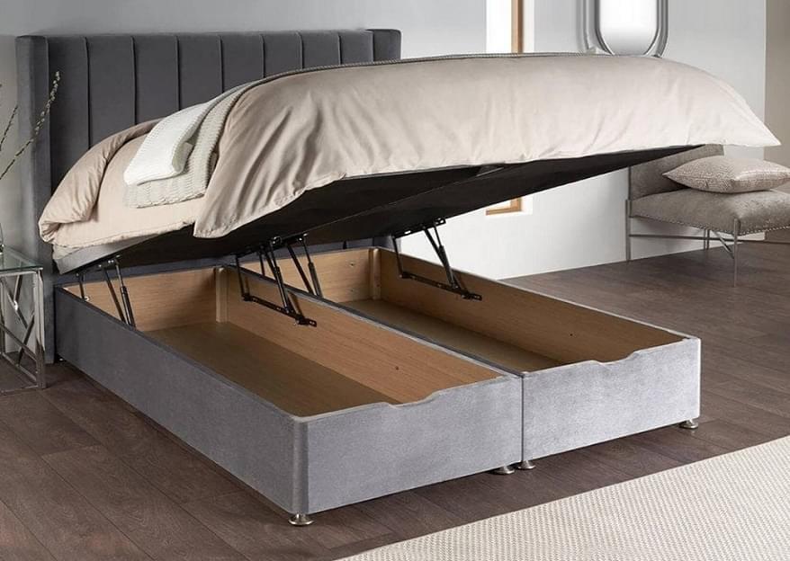 🛏️ Premium Winged Ottoman Bed  – Stylish & Spacious!